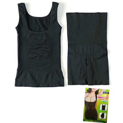 Faja moldeadora 2 en 1 beige L/XL ( camiseta + faja ) - Imagen 3
