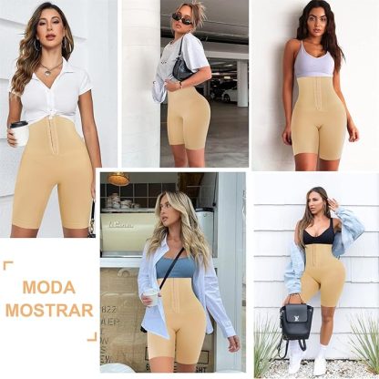 Faja moldeadora con cintura ajustable beige XL/XXL - Imagen 17