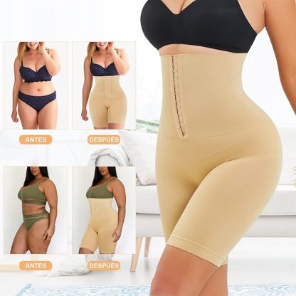 Faja moldeadora con cintura ajustable beige XL/XXL - Imagen 18