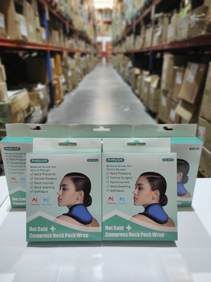 Almohadilla de gel reutilizable para cuello frío y calor - Imagen 2