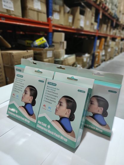 Almohadilla de gel reutilizable para cuello frío y calor - Imagen 3