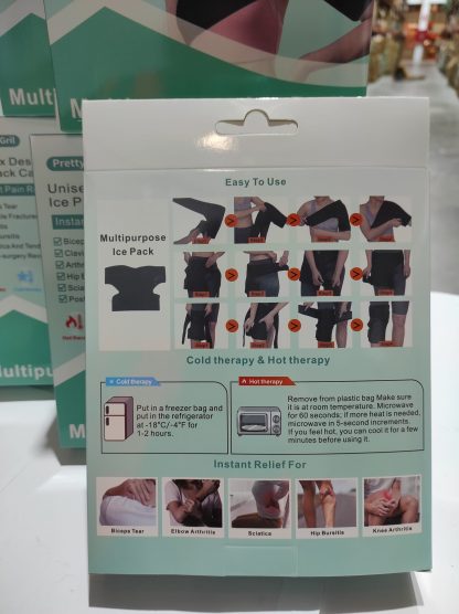 Hombrera de gel frío y calor reutilizable - Imagen 6