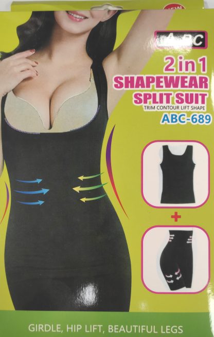 Faja moldeadora 2 en 1 beige L/XL ( camiseta + faja ) - Imagen 2